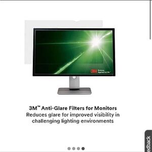 New 3M anti-glare filter anti reflective 24